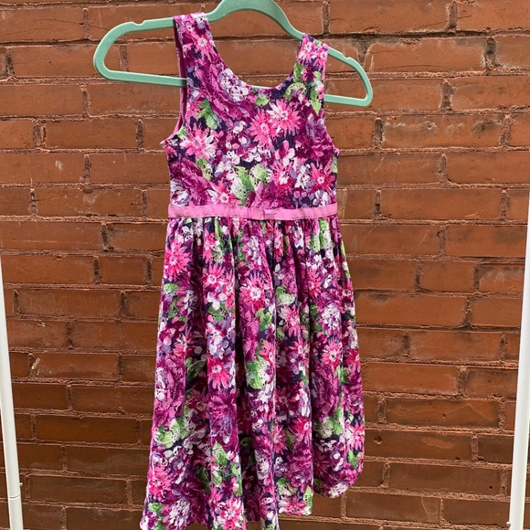 Gymboree Other - Gymboree Purple Floral Lace Dress Size 7